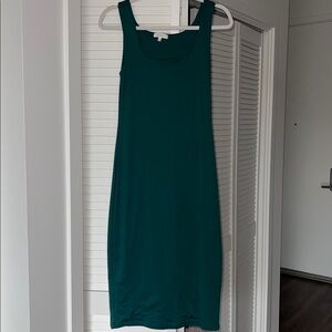 No Comment Bodycon Sleeveless Dress Green Small